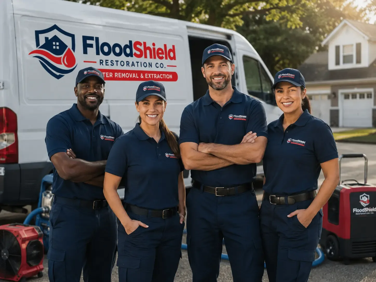 Flood Damage Restoration company in Rhodes, MI
