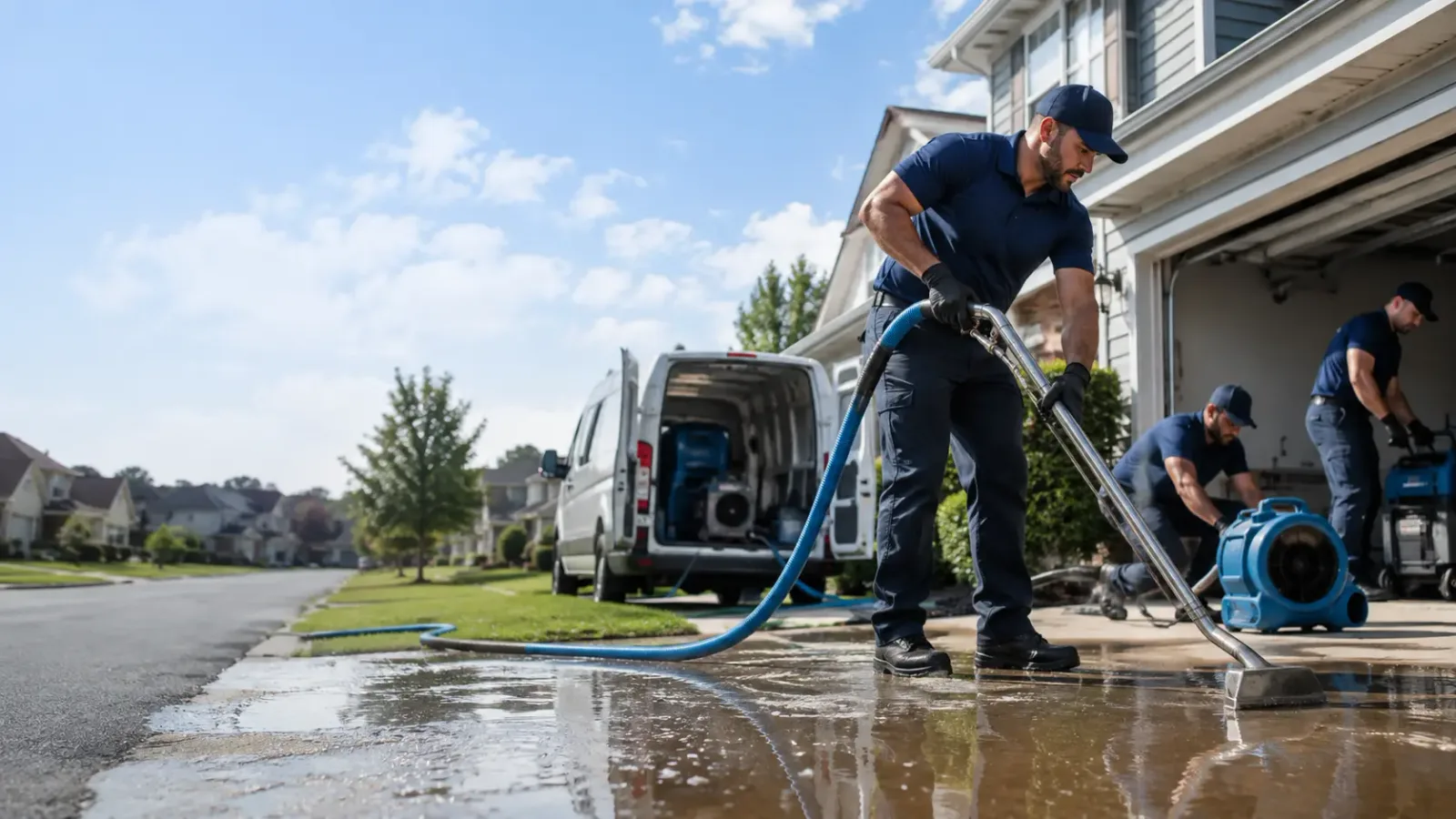 Flood Damage Restoration in Rhodes, MI